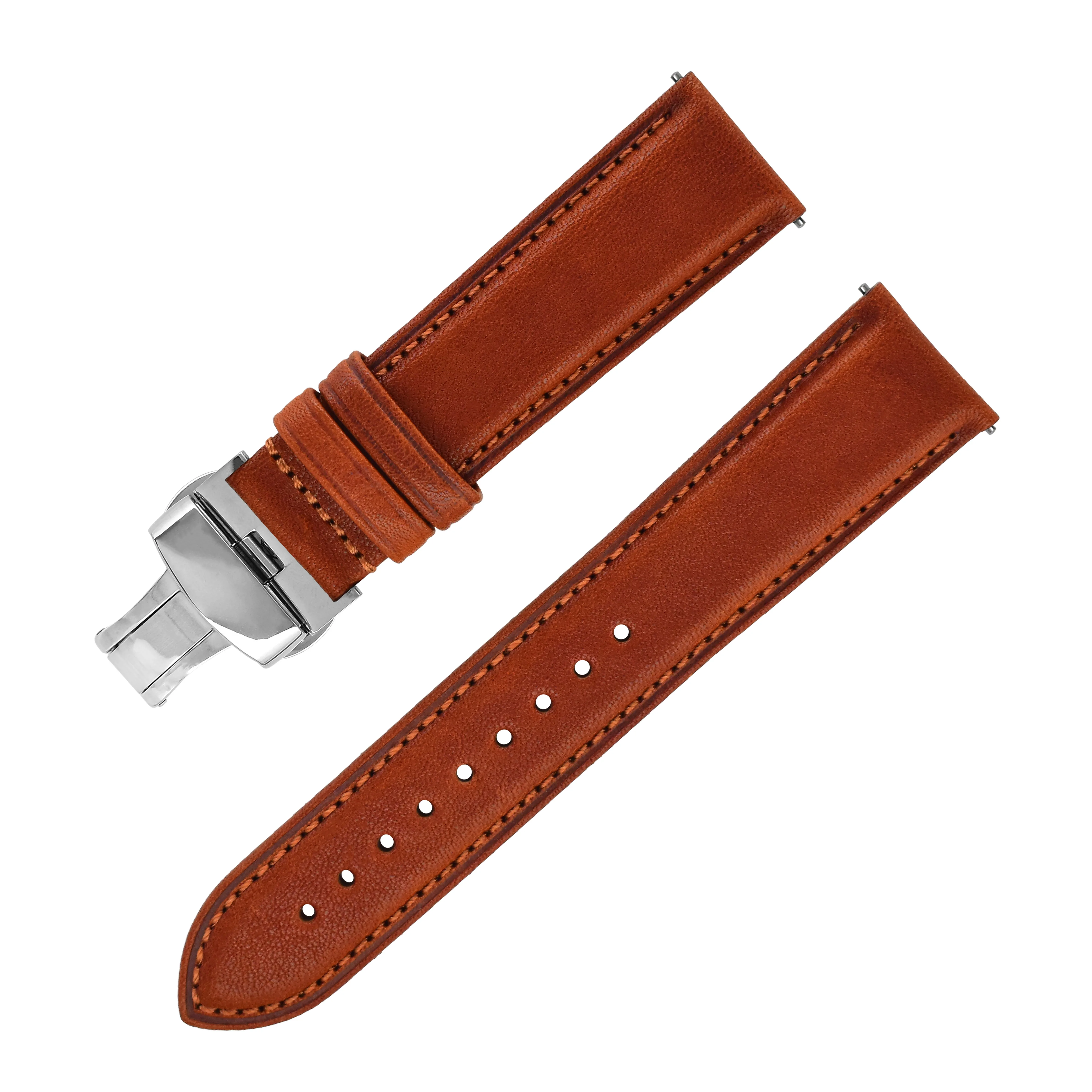 Handmade Luxury Watch Bands Wholesale Factory Direct Sales Quality Assurance Women Men Leather Strap for Watch Opp Bag MOQ 1pcs