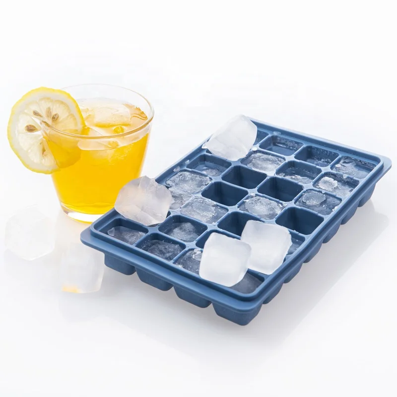 Custom  28 cavities silicone shaped ice cream bar silicone cube trays silicone mold whiskey tray cubes ice