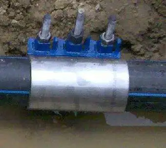 Pipe Repair Clamps - Ductile Iron Jaw + Stainless Steel Band pipe leak repair clamp