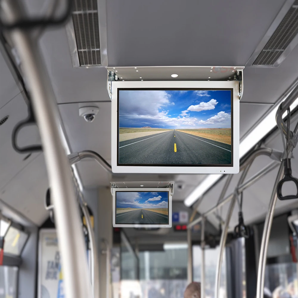 OSK QZ-2151 22 дюймов откидной HD LCD автомобильный монитор AV/HD-MI вход 12V 24V экран крыши шины ЖК-монитор