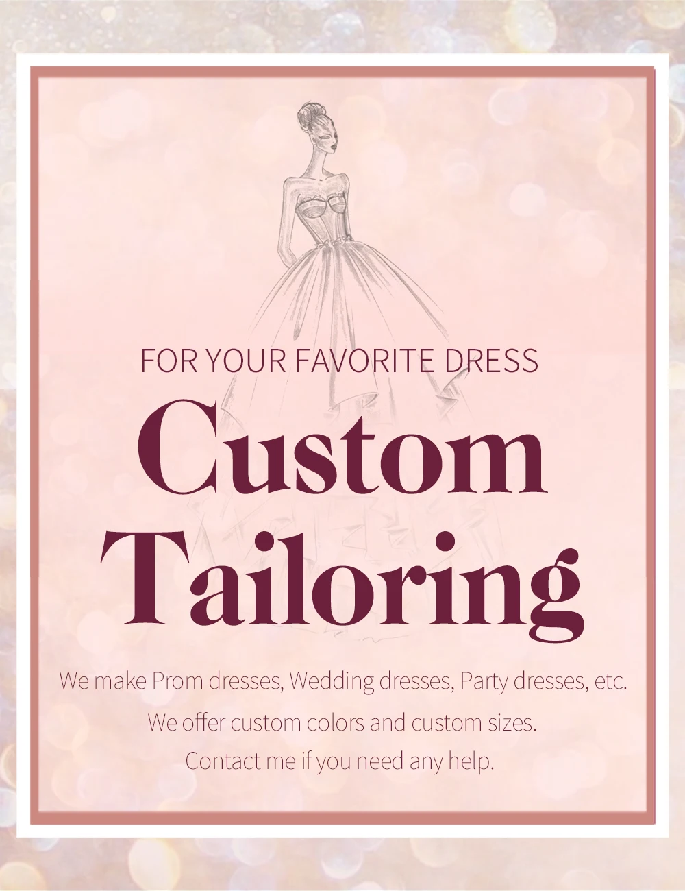 Custom Made A-line 2 Colors Tulle Tiered Evening Party Dress with Long Shawl Applique V-neck Bride Gown for Women