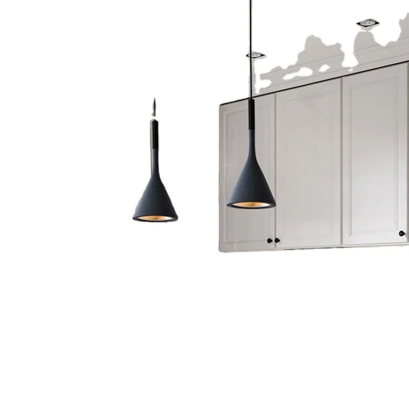 Kitchen Fixtures Bars Home Bedroom Hanging Lamp Cafe  Nordic Modern Led Pendant Lights