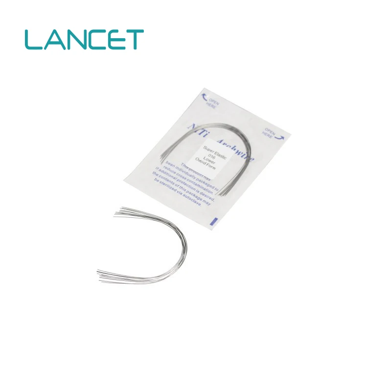 hot sale dental consumables Orthodontic arch wire niti Super Elastic Arch Stainless steel Wire Niobium Titanium Wires
