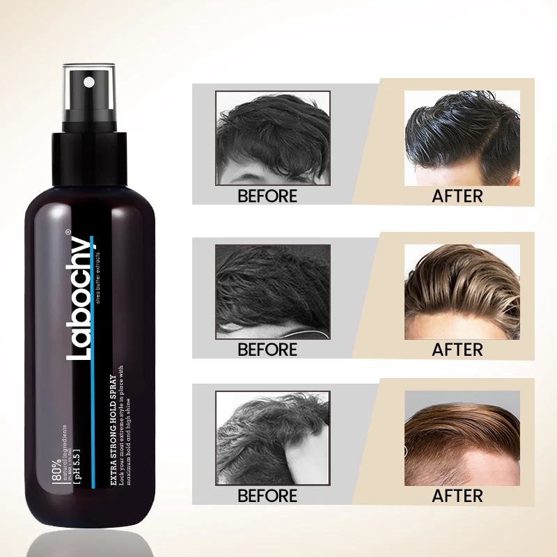 Best Private Label Hair Spray Natural And Organic Strong Hold Hair Spray For Wigs And Natural Hair