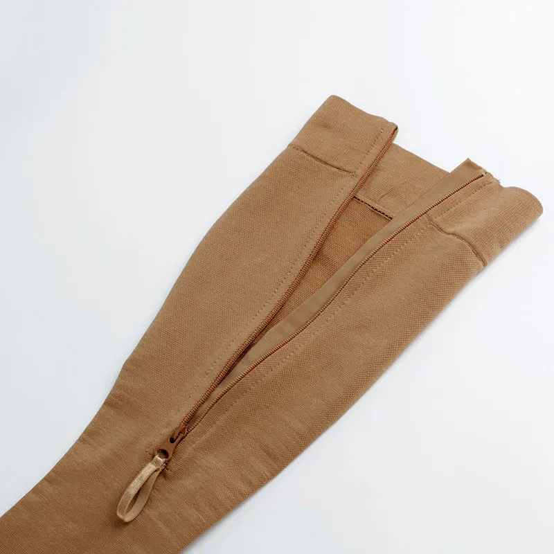 Men and women pressure sock with zipper compression stockings for varicose veins