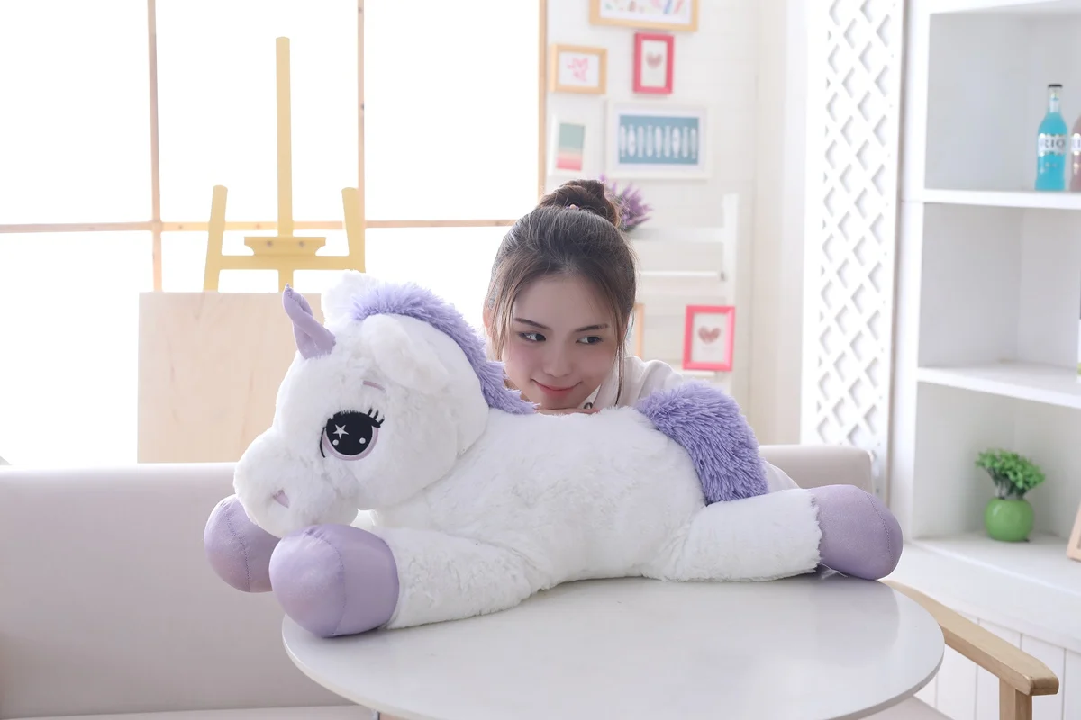 Wholesale Custom Ce Certified Plush Soft Stuffed Animal Unicorn Toy