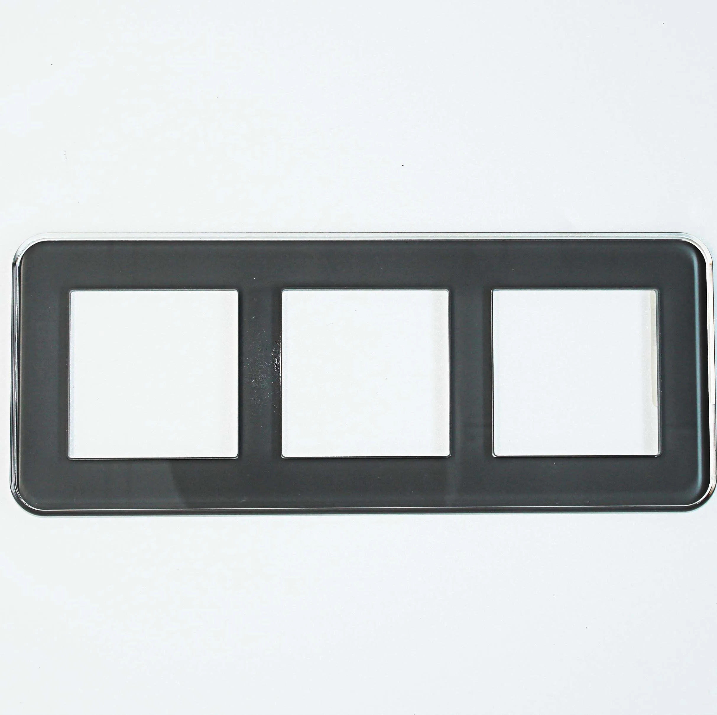 Hot sales OEM hotel home smart tempered glass panel multi frame wall switches with sockets wholesale price