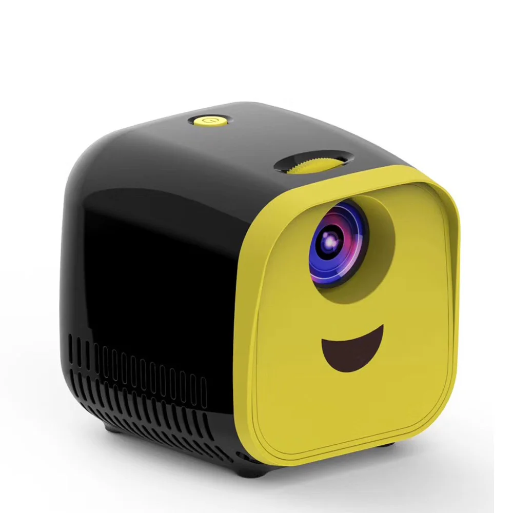 Lien L1 Home Family Multi-Funactional 1080P Pocket Portable Kids Presents Black Yellow Cheap Mini LED Projector