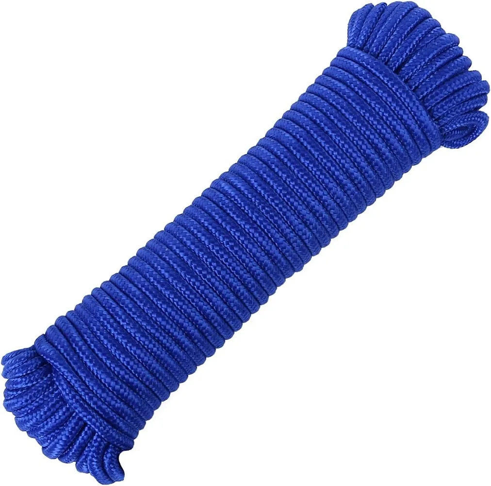 Polyester / PP /PE /Nylon Solid /Hollow Multipurpose Smooth  Braided  Cord Line  For Anchors, Crafts, Towing, Packaging, Safety