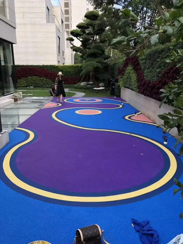 Ecolastic Wetpour Rubber Granules Topping