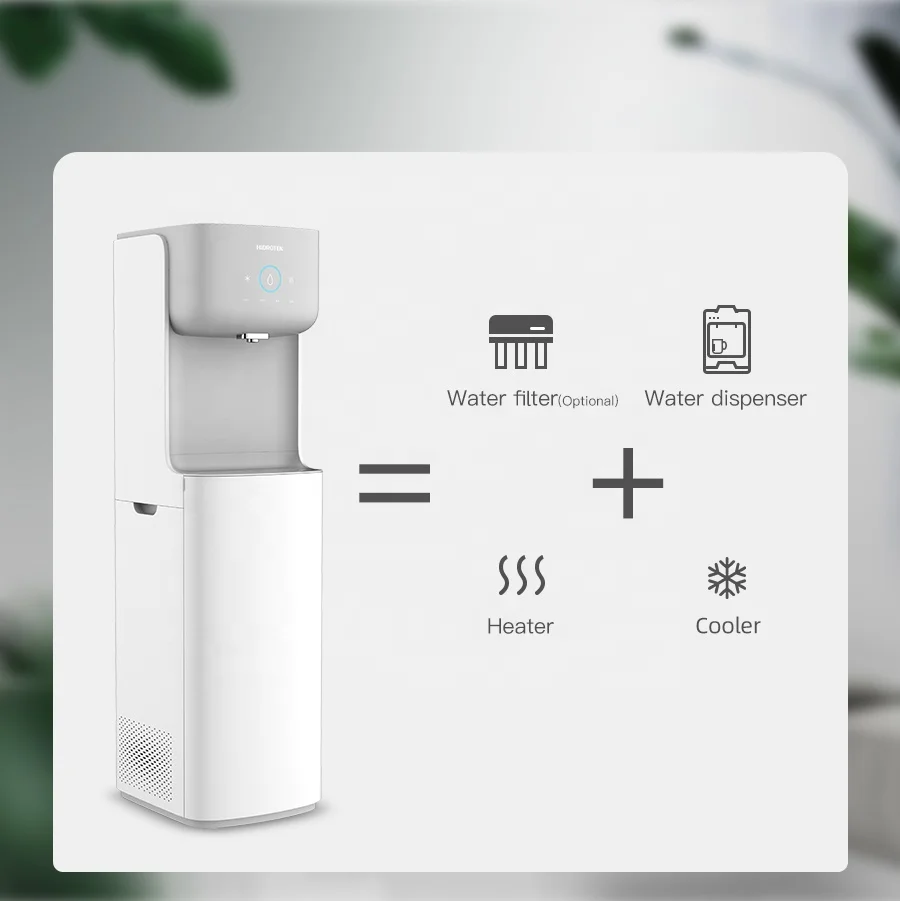 Bottleless 3-Temperature Setting  Compressor Cooling Water Cooler Water Dispenser With Ro system