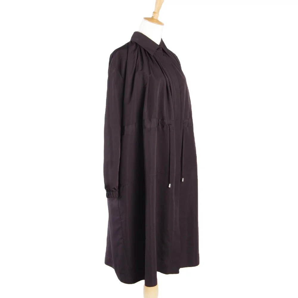 Black Cloak Gothic Dark Mysterious Halloween Costumes Trench Coat
