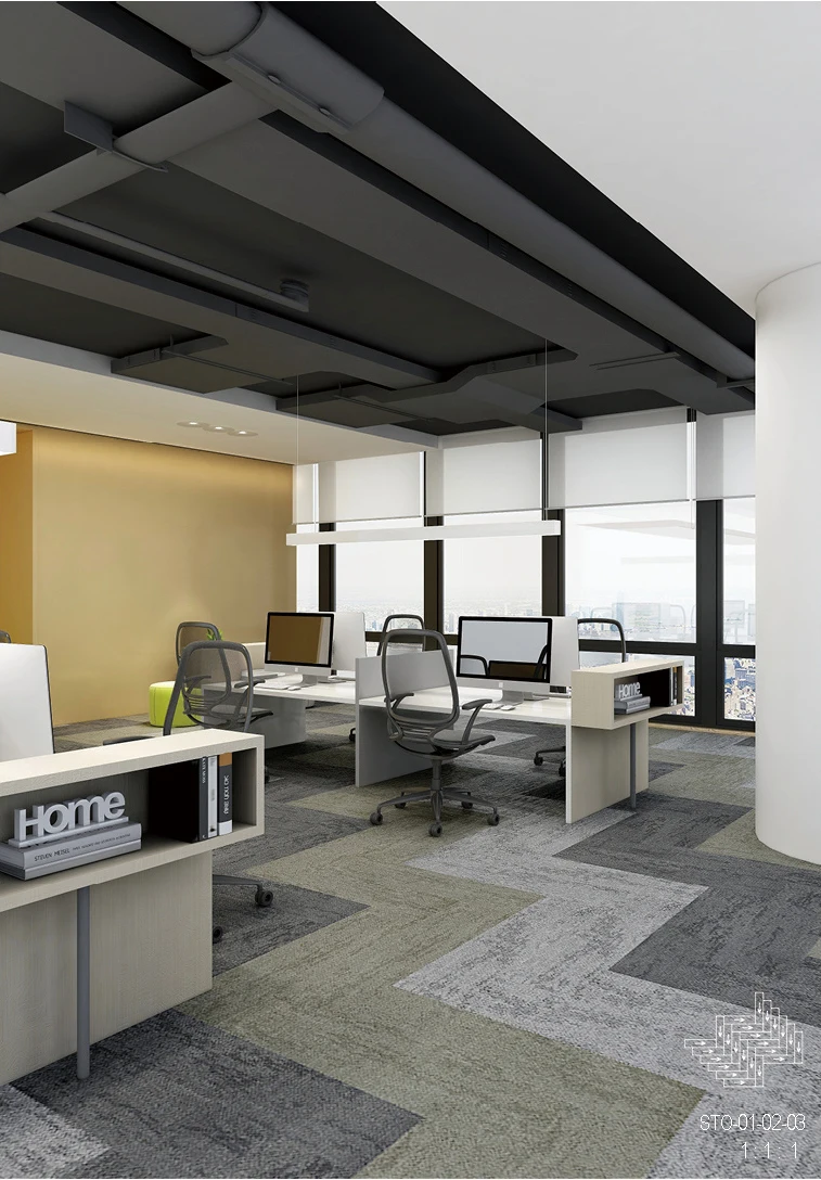 Office Tile Carpet Tile 25x100 Carpet Floor Tiles