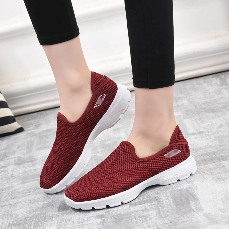 
B11W b version flat casual shoes women soft sole zapatos chaussures de sport damas moda women mesh shoes 