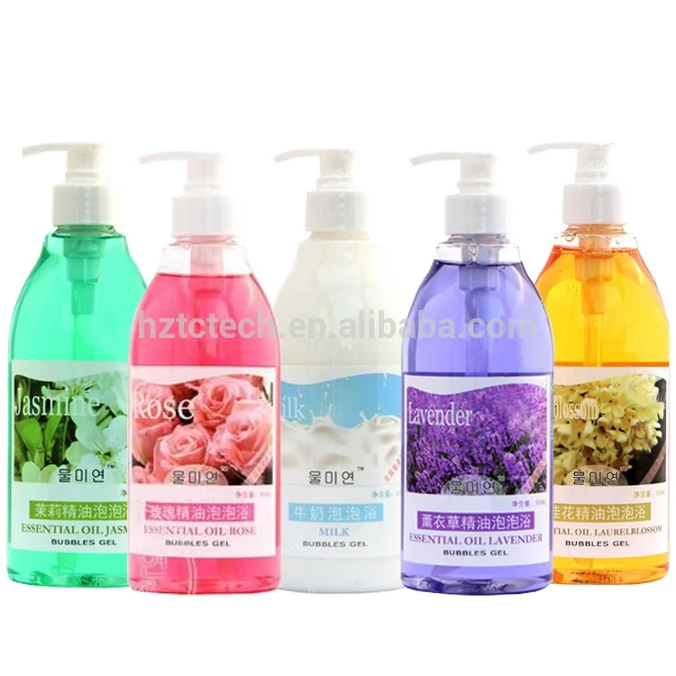 Moisturizing and Perfumed essential oil bubble shower gel