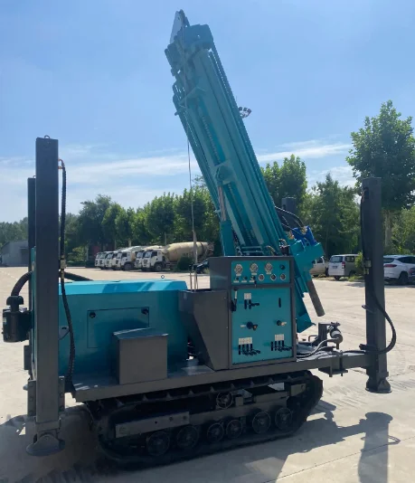 Hydraulic crawler drilling rig pneumatic down-the-hole drilling rig water well drilling rig