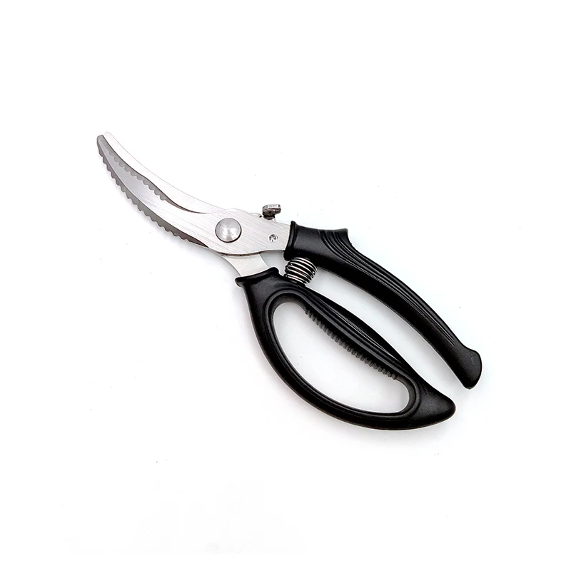 High Quality Chicken Bone Poultry shears curved heavy duty stainless steel kitchen scissors
