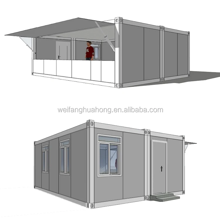 2020 sample building sturdy frame  big house container house having a large space