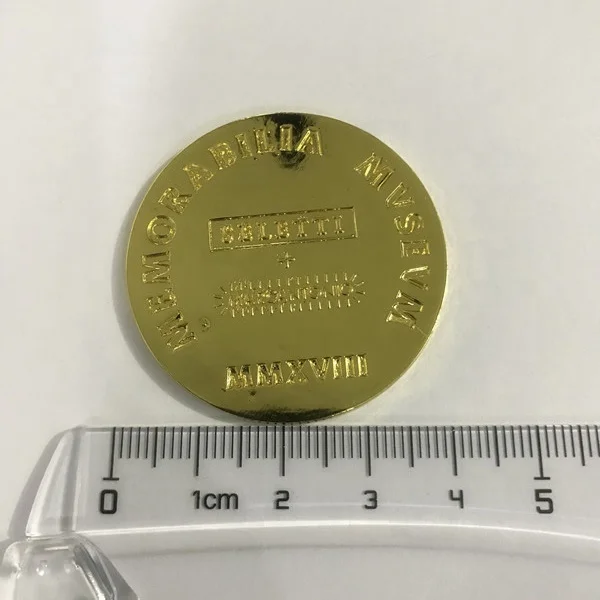 Souvenir Metal Gold Coin With Customized Design Your Own Logo Made Of Zinc Alloy For Gift