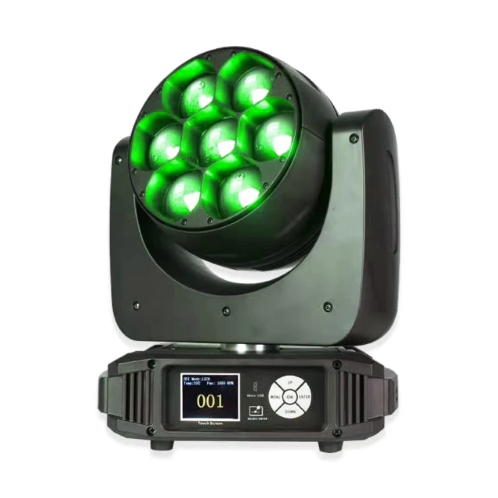 RiGeBa Zoom 7LEDSx40W RGBW светодиодные фары для сцены