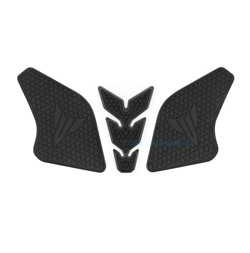 For Yamaha MT 07  MT-07 2021 - Side Fuel Tank pad Tank Pads Protector Stickers Decal Gas Knee Grip Traction Pad Tankpad