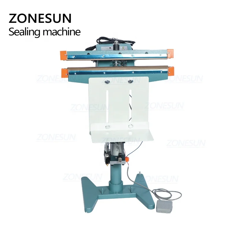 ZONESUN ZS-FK450D пневматическая ножная педаль теплоизоляционная машина алюминиевая фольга пластиковый пакет нагреватель пищевой аппарат для