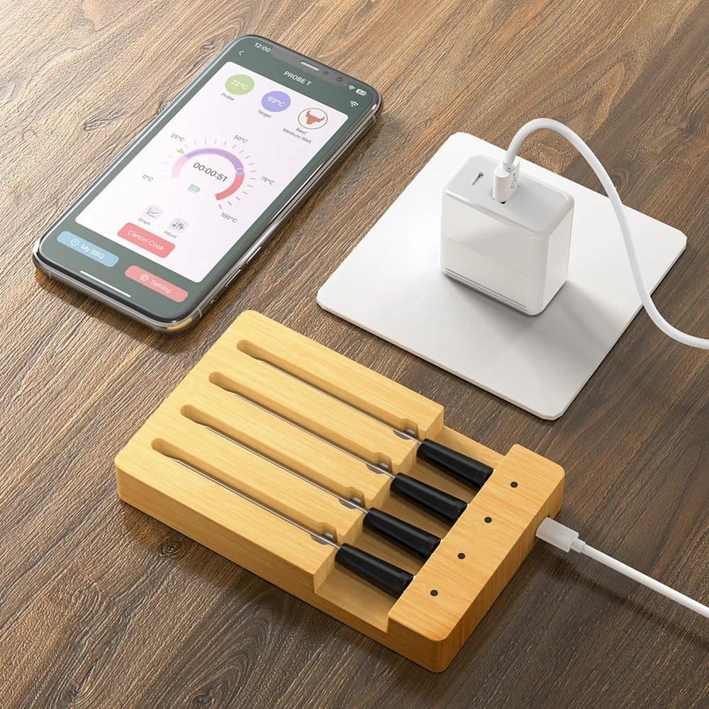 Smart Wireless Bluetooth USB Meat thermometers