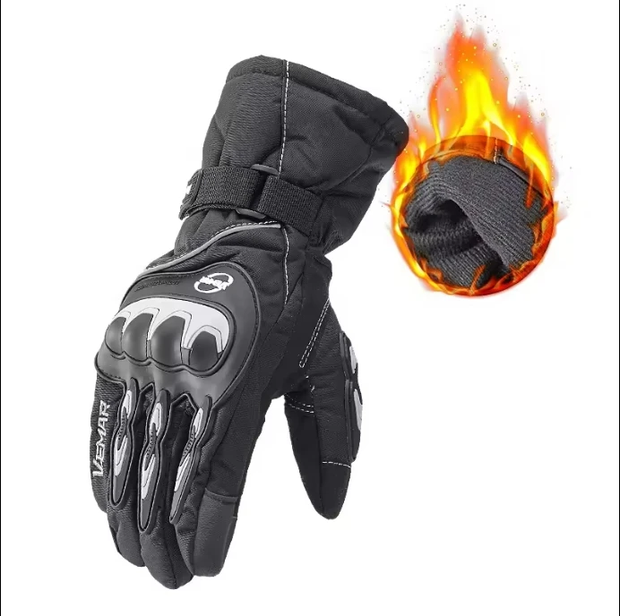 Motorcycle Waterproof Winter Gloves Touch Screen Riding Gloves Cold Protection Warm Anti-fall Gloves