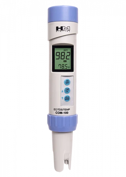 HM COM-100 портативный 3 в 1 TDS EC измеритель температуры для питьевой воды