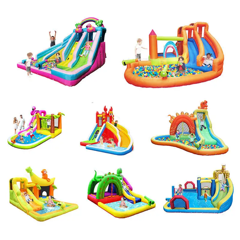 Kids Inflatable Moonwalk Water Jumper Bouncy Jumping Commercial Bounce House Party Rentals Inflatable Bouncer Castle