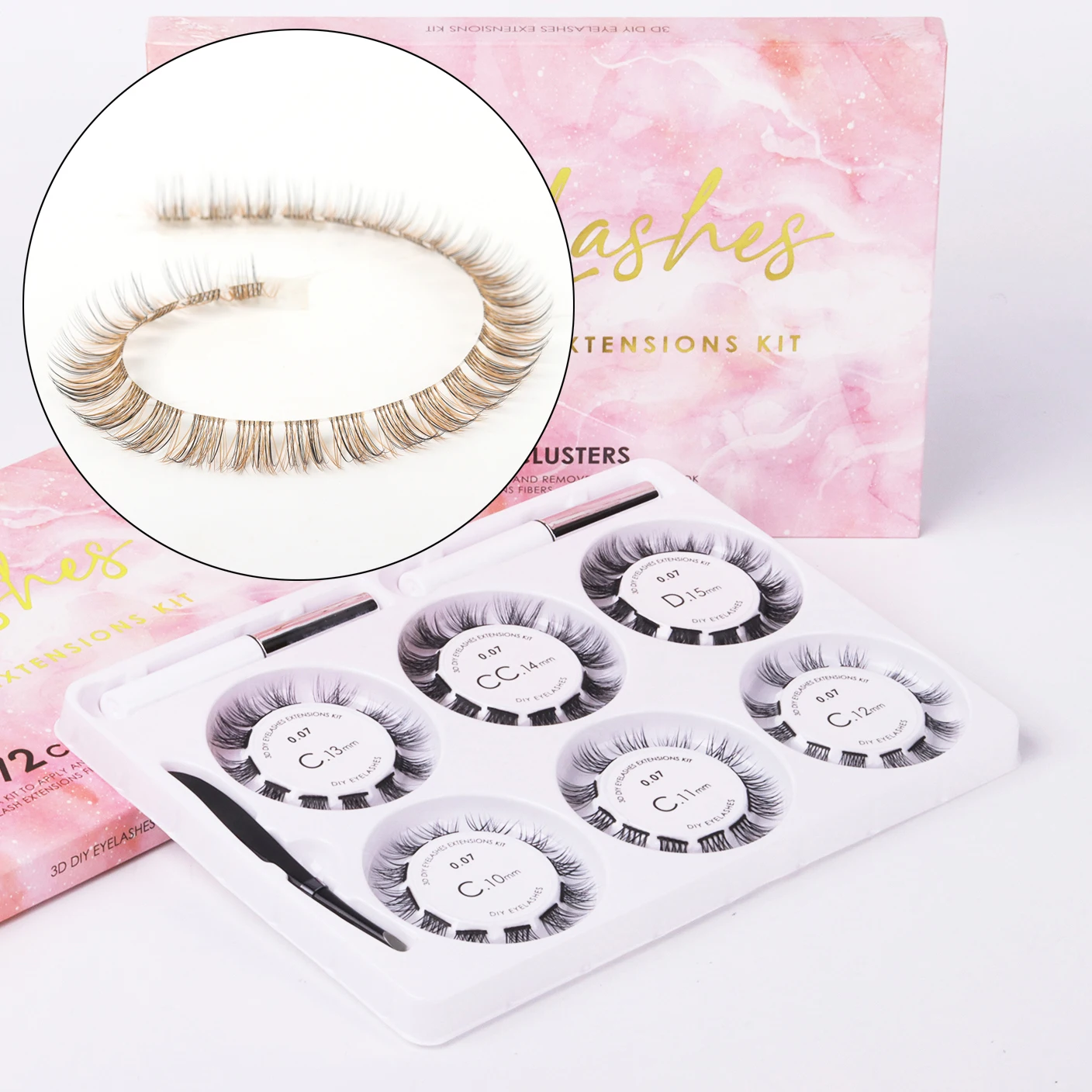 Factory New Product Lash ExtensionStrips Full Strip Eyelashes Diy Lashes Cluster