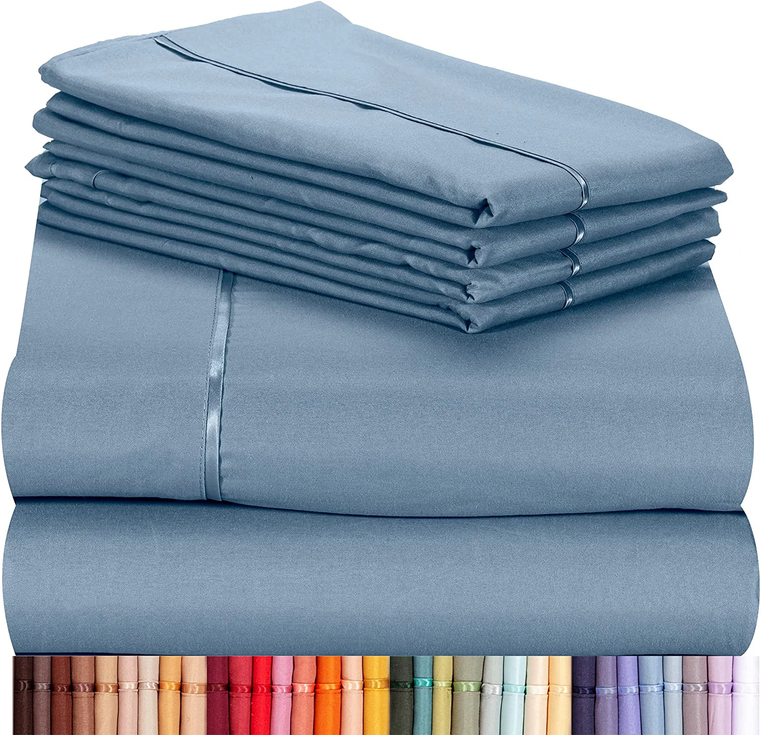 Wholesale 4 Pcs King Size 100% Cotton Cozy Low Allergy Bed Sheet Bedding Comforter Set