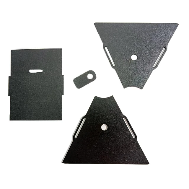 Custom Aluminum Cutting Parts Thin Thick Laser Cut Multiple Shape Metal Sheets AL5052 6061 Black Anodize Laser Cutting Parts