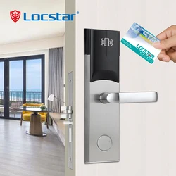 Operatedhotel Door Lock With Management Software System Hotel Door Lock Stainless Steel Radio Frequency Induction Card Lock