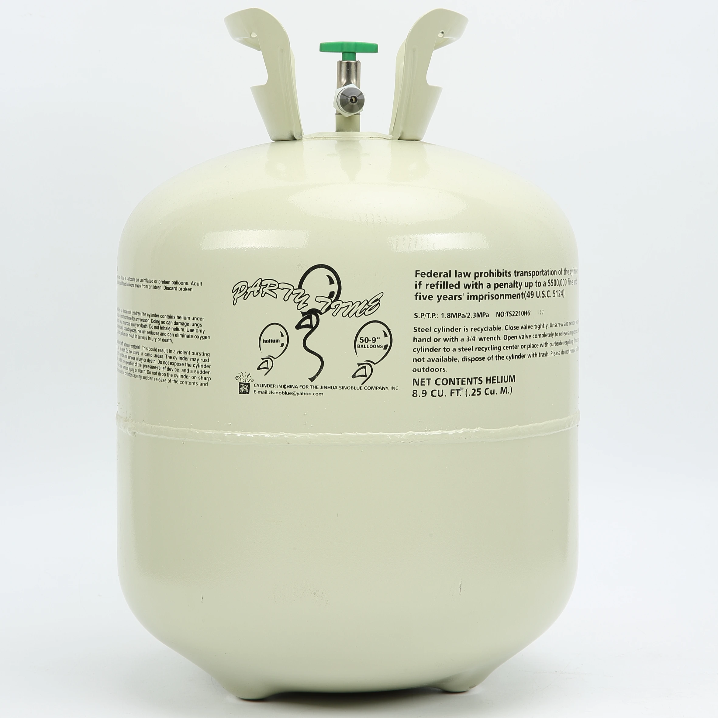 22.4L helium party gas bottle