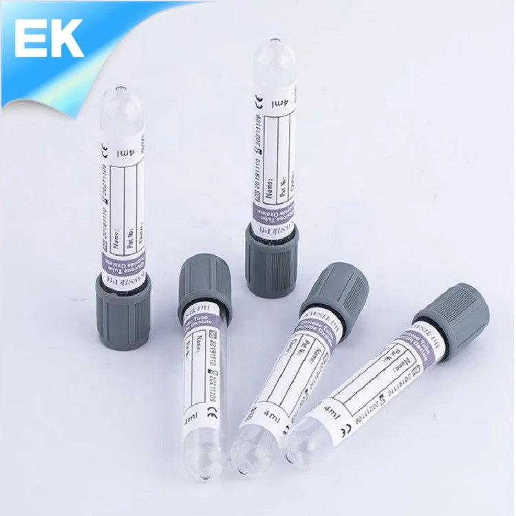 Disposable 2ml,3ml,4ml,5ml,6ml Glucose Blood Collection Tube