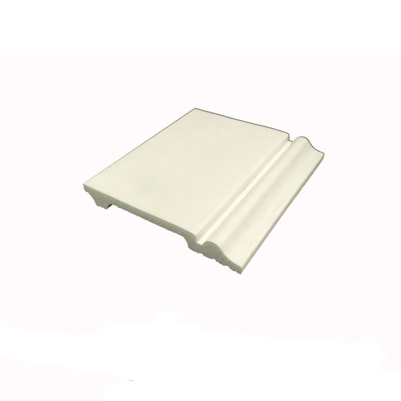 OEM Factory Cornice Moulding Pure White Decoration Cornice Saudi Arabia Style PS Skirting