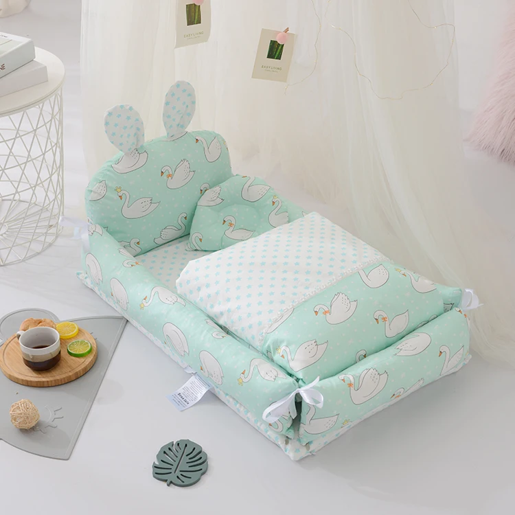 Wholesales Detachable Soft Sponge Mattress New Style Baby Crib