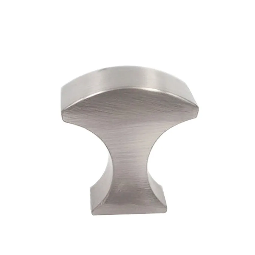 Brushed Nickel T Shape Handle Pull Kitchen Cabinet Knobs