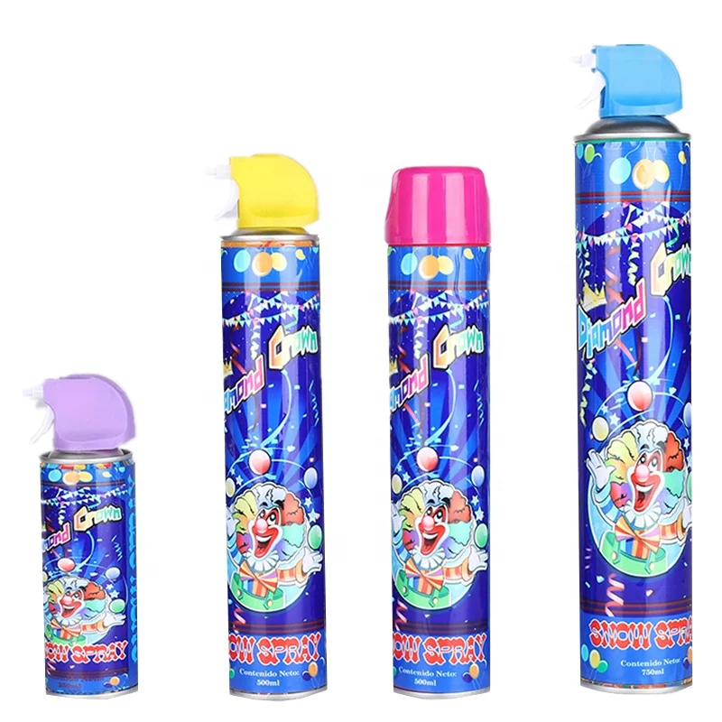 Outdoor Spray de nieve  white snow foam Artificial Carnival party  Foam Snow Spray For Christmas