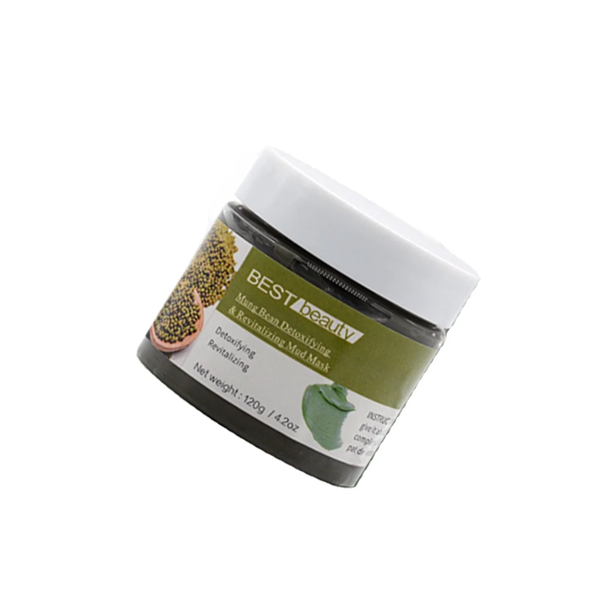 Собственная Марка, натуральная глиняная маска для лица с каолином, увлажняющая маска для лица, уход за кожей, косметическая маска из бентонита с бобов мунг