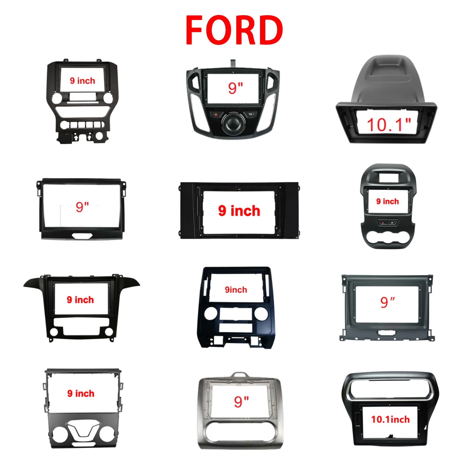 Marcan Factory ODM Bracket Fixed Panel Interface Dashboard Stereo Adapter Car accessories Android Radio Car DVD Player Frame