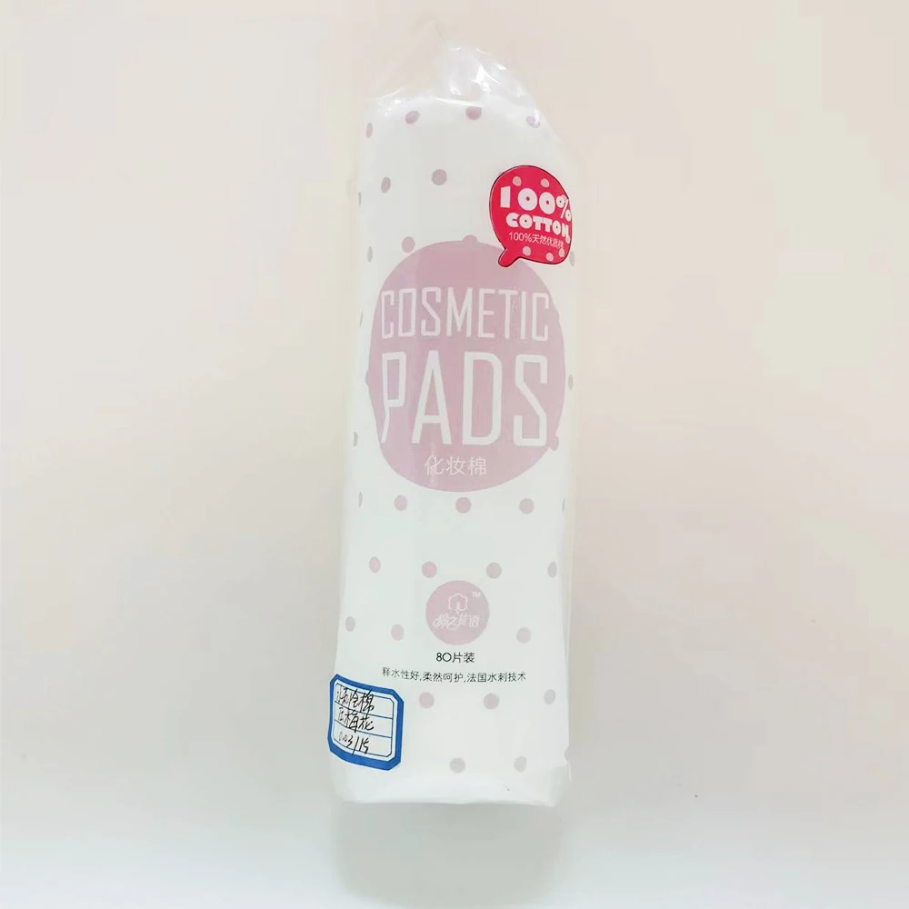 MeanLove Makeup Remover Pads Oil Free Private Label Bamboo Cotton Makeup Remover Pads