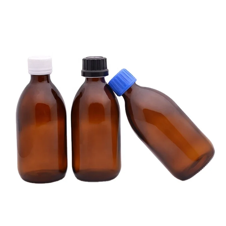 10oz 300ML Amber Glass Bottle For Syrup