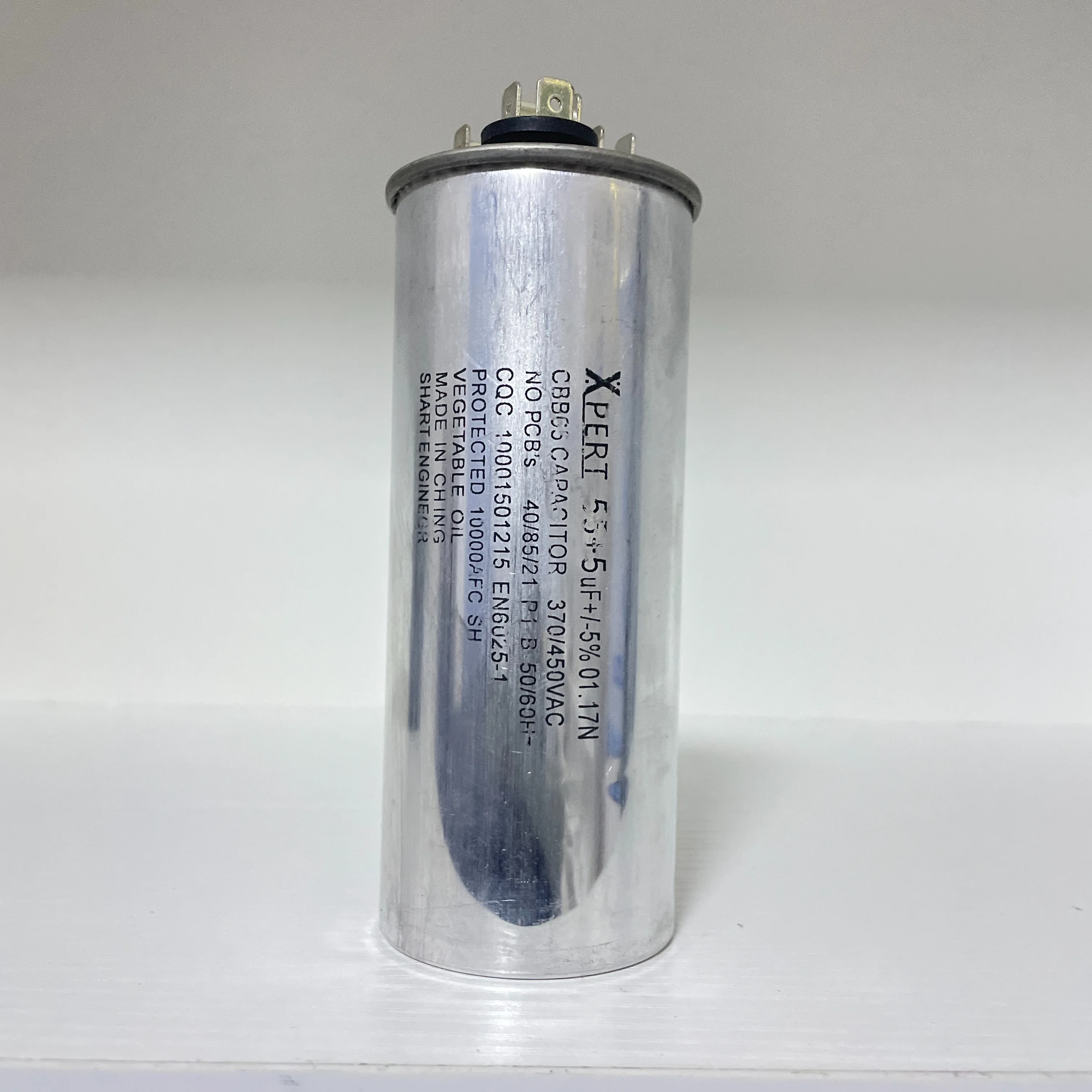 New Fashion 55+5uf 450V AC 50/60Hz CBB65 capacitor  15uf 400v arcotronics mkp super 20000farad