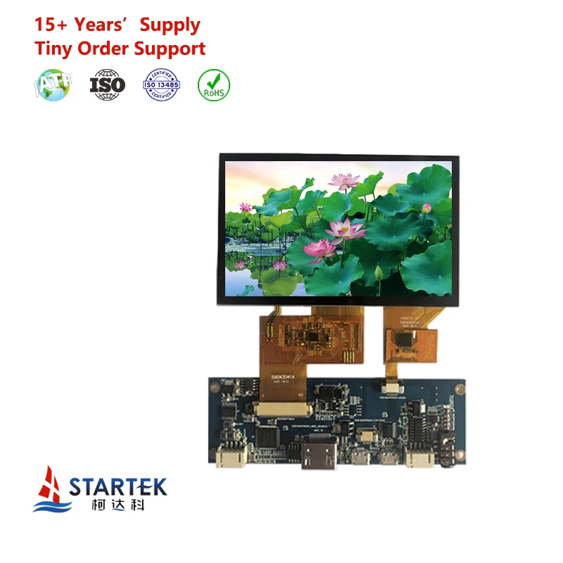 HMI display 4.3 inch tft lcd 480*272 transfer board hmi lcd with lcd driver board