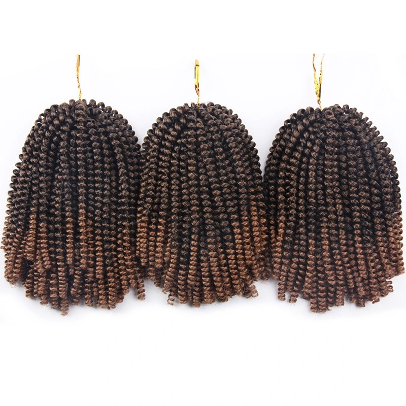 Spring Twist Crochet Braids Dirty Braid Hd Lace Frontal Wig Curly Reggae Braid Small Spring Tube Europe And America