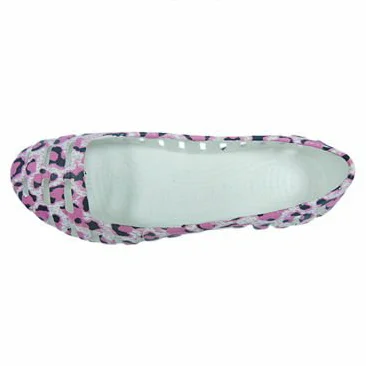 
fashion personality casual flat Pink leopard eva garden cheap clogs shoes for women 