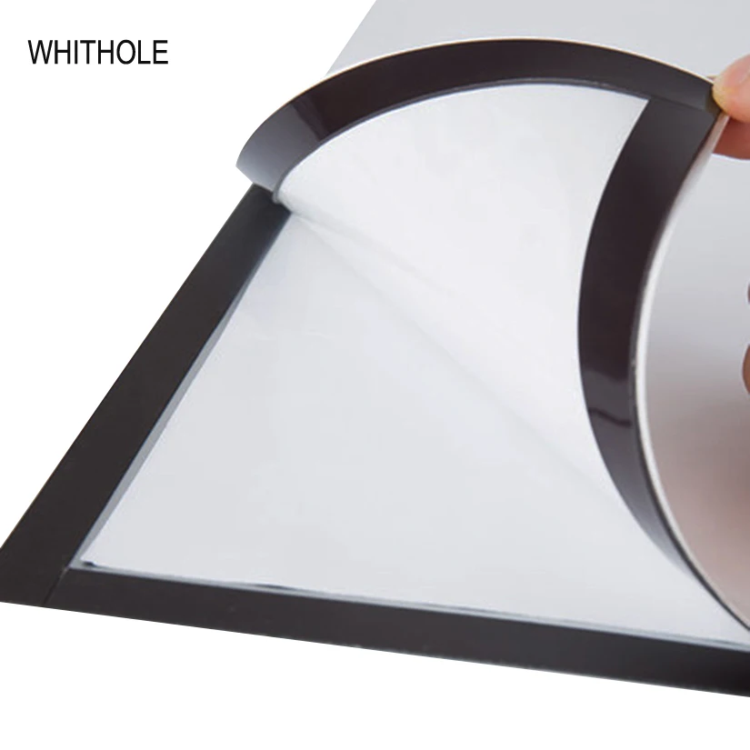 A4 Self-adhesive Magnetic Display Frame  Black Frame Magnetic Closure Adhesive Backing