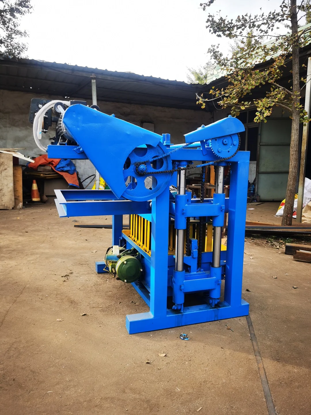 Kaidong QT4-45 concrete block machine hollow blocks machine for sale adobe 2021 brick machine